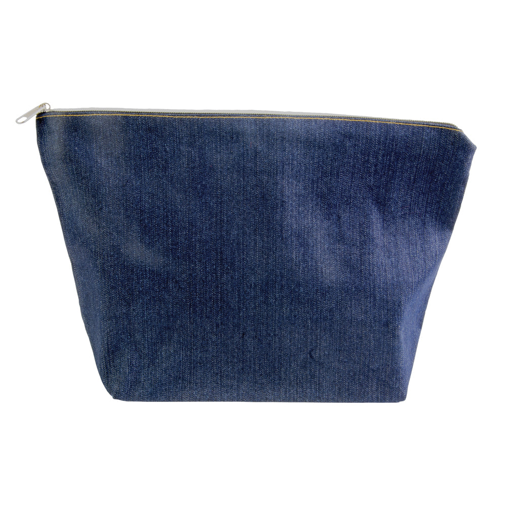 Beauty case in denim