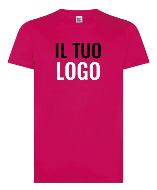 100 t-shirt cotone con stampa Petto max 30x40cm €6,40/CAD