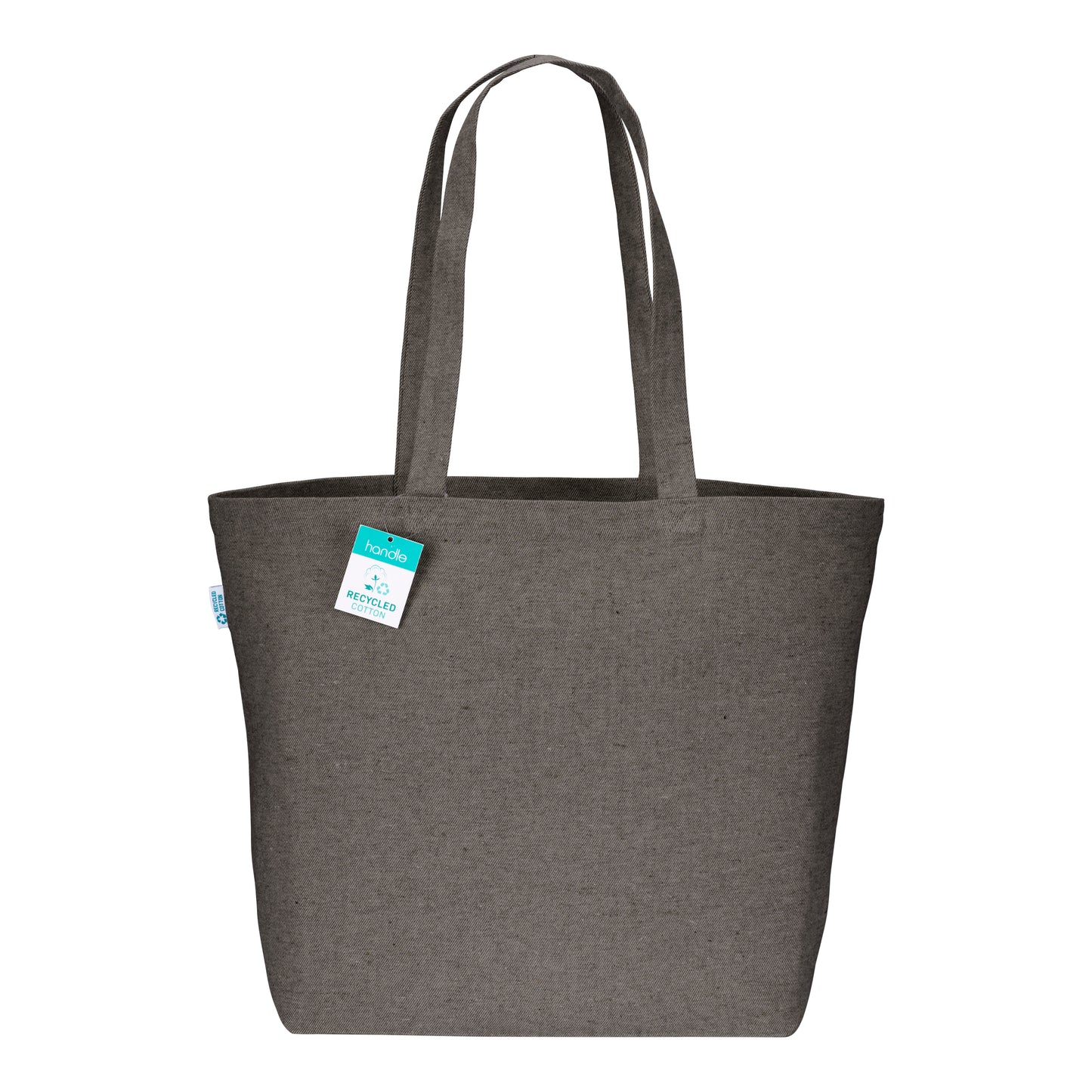 Shopper grande in cotone riciclato 280 g/m2