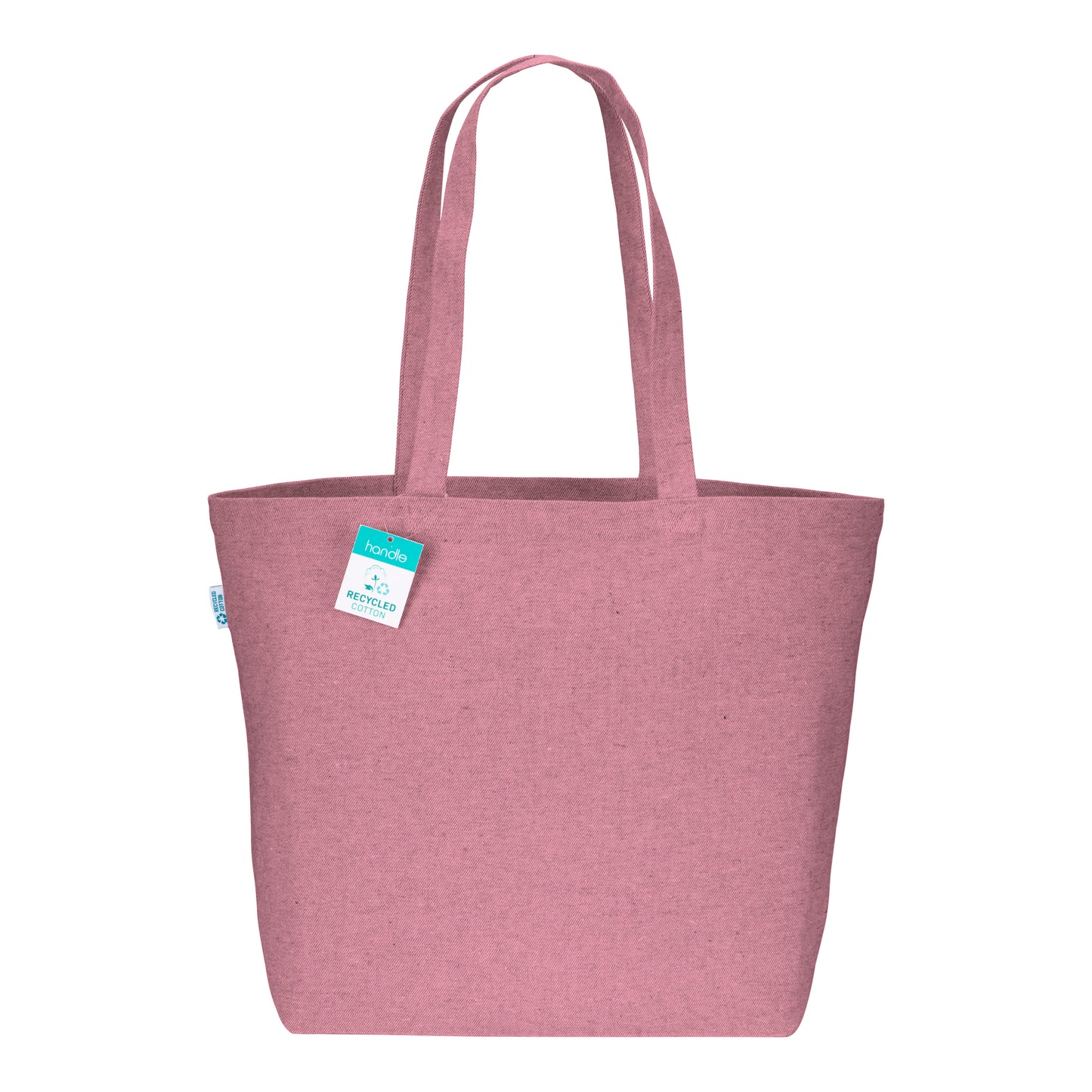 Shopper grande in cotone riciclato 280 g/m2