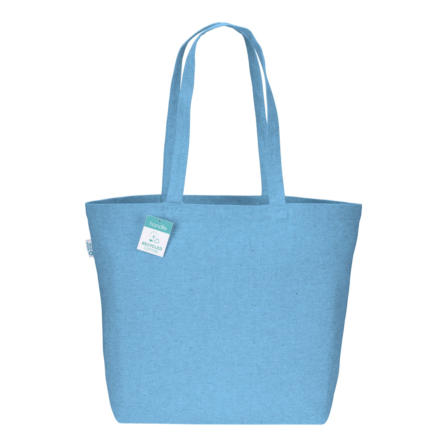 Shopper grande in cotone riciclato 280 g/m2