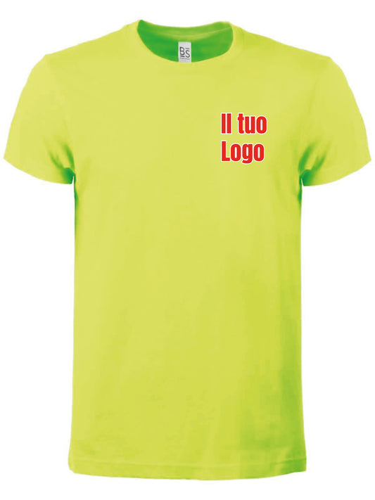 T-shirt Con stampa logo a colori lato cuore SPECIAL COLORS