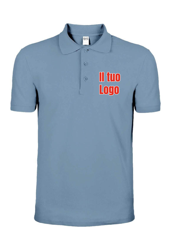 Polo con stampa logo lato cuore SPECIAL COLORS