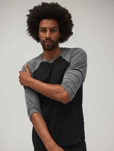 Unisex 3/4 Sleeve Baseball Tee