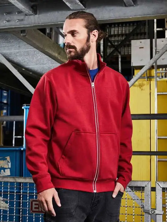 Felpa da lavoro con zip Daiber JN1810