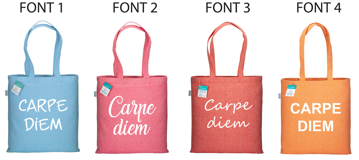 Shopper in cotone riciclato 280 g/m2