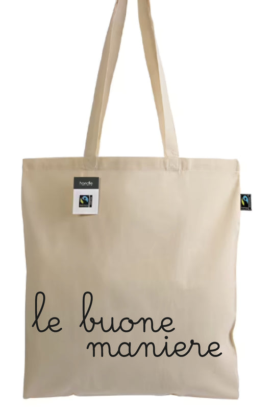 Le buone maniere Shopper certificata Fairtrade®