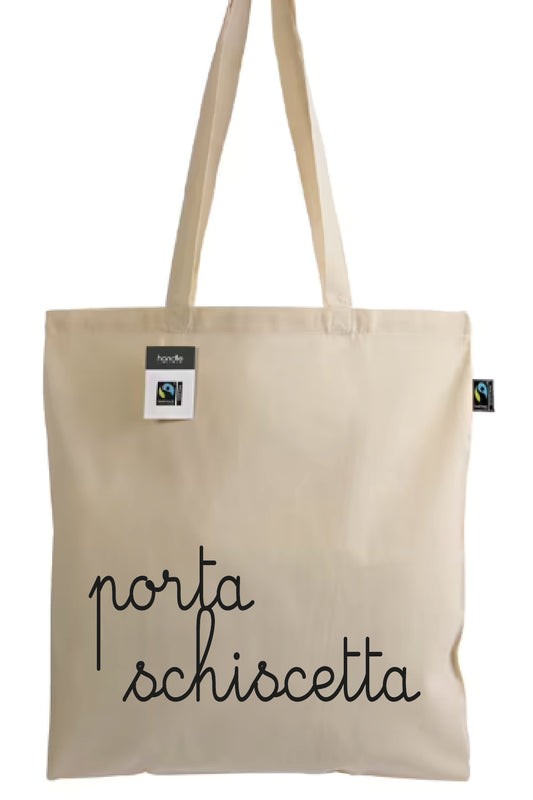 porta schiscetta Shopper certificata Fairtrade®