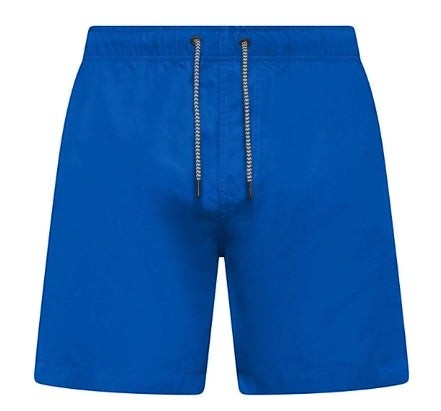 Costume da bagno uomo Truck Graphic Milano blu in poliestere riciclato con cordoncino a contrasto e tasche laterali