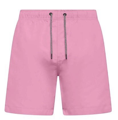 Costume da bagno uomo rosa Truck Graphic Milano in poliestere riciclato con cordoncino a contrasto